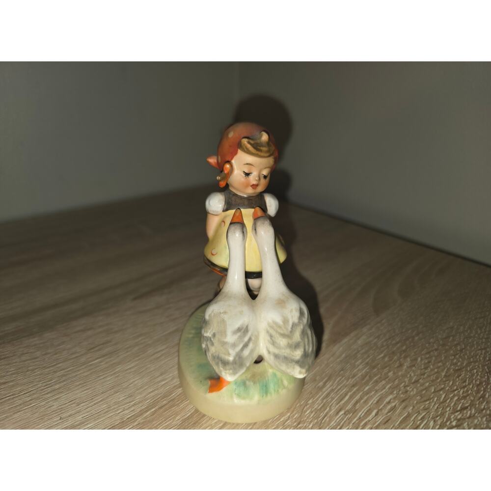 Vintage Hummel Figurine "Goose Girl" TMK 3 #47 3/0 4" Goebel Figure Germany